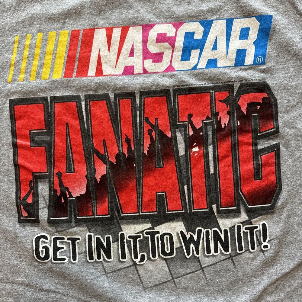 Vintage Nascar T Shirt Size 2XL Fanatic Racing Tennessee River Racing Tee